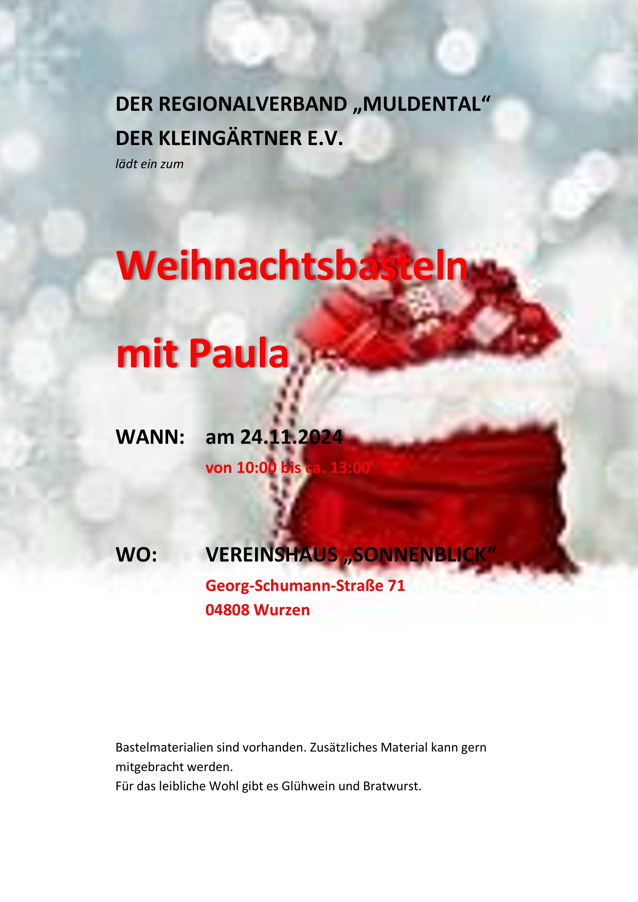 Weihnachtsbasteln 1